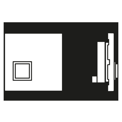Jung Notrufsystem Ruftaster vert fonce NRS LC 0834 RT 219