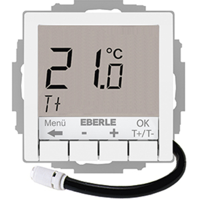 Eberle Controls UP-Thermostat Hinterleuchtung weiß UTE4100F-RAL9010-G55