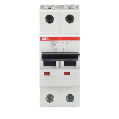 ABB Stotz S&J Sicherungsautomat 10kA 50A C 2p S202M-C50