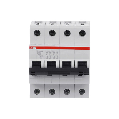 ABB Stotz S&J Sicherungsautomat 10kA 20A C 4p S204M-C20