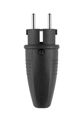 ABL GmbH Original Stecker 1506 SK+F/B Gummi schwarz 1506