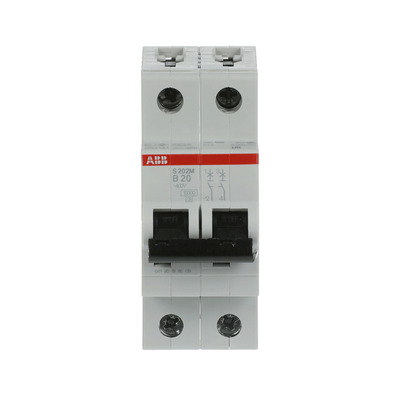 ABB Stotz S&J Sicherungsautomat 10kA 20A B 2p S202M-B20