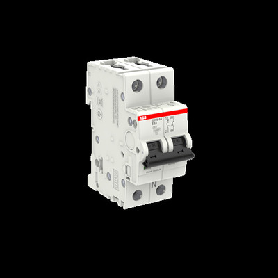 ABB Stotz S&J Sicherungsautomat 10kA 63A B 1p+N (2p) S201M-B63NA