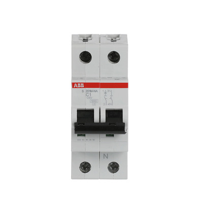 ABB Stotz S&J Sicherungsautomat 10kA 1A C 1p+N (2p) S201M-C1NA