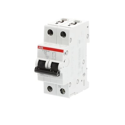 ABB Stotz S&J Sicherungsautomat 10kA 4A C 1p+N (2p) S201M-C4NA