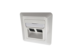 Corning Abdeckrahmen 80x80mm, RAL 9010 CAXCSE-00101-C041-BP