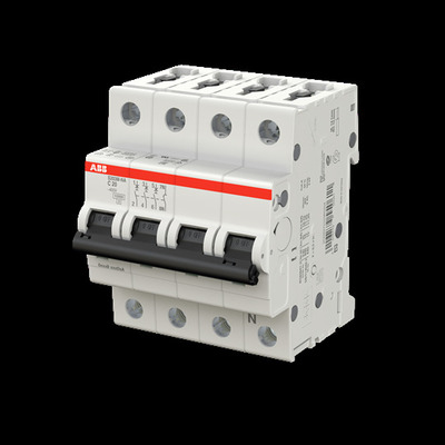 ABB Stotz S&J Sicherungsautomat 10kA 20A C 3p+N (4p) S203M-C20NA