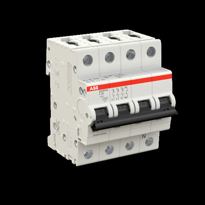 ABB Stotz S&J Sicherungsautomat 10kA 20A C 3p+N (4p) S203M-C20NA