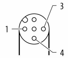 Murrelektronik M12-Buchse geschirmt m.frei Leitungsende 7000-13241-2400500