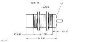 Turck Sensor induktiv NI15-M30-AD6X