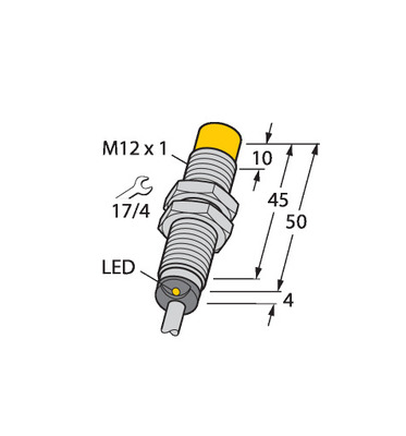 Turck Sensor induktiv NI4-M12-AD6X