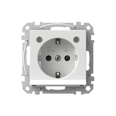 Elso Steckdoseneinsatz mit LED- Beleuchtung weiß WDE002333