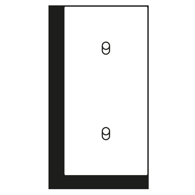 Jung Abdeckung mit Kipphebel Zylinder LC 12-20 R 0 225