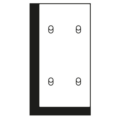 Jung Abdeckung mit Kipphebel Zylinder LC 12-25 R 0 236