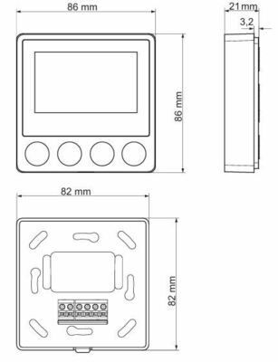 Eberle Controls AP-Thermostat Raumregler, 530 C, R ATR 4500