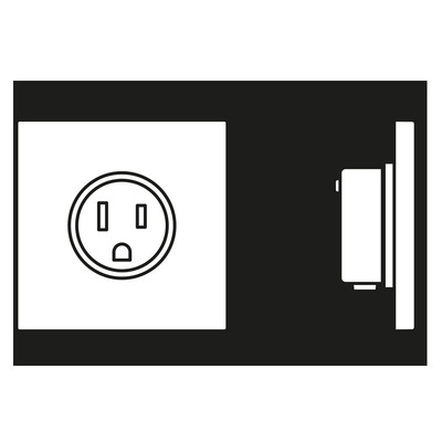 Jung Steckd NEMA15 A125 V LS 32041 LC 521-15 217