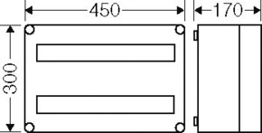 Hensel Mi-Automatengehäuse 36TE Mi 1331