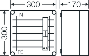Hensel Überspannungsschutzgehäuse Mi SP 2242