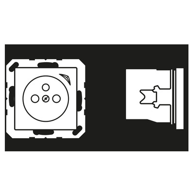 Jung Steckdose Energy BT A 1521 F SE WWM