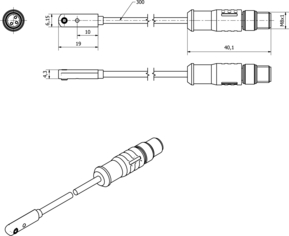 Ipf Electronic Sensor Magnetisch Zylinder, 6,2mm T MZA70176