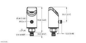 Turck Drucksensor Druck: -1 ... 1 bar PS3101V032UPN8H1141