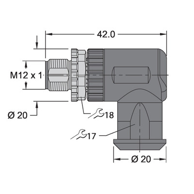 Turck Steckverbinder konfektionierbar FW-EWSPM05#100002291