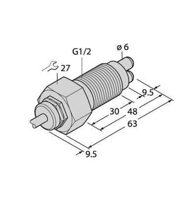 Turck Eintauchsensor FCSGL12A4NAEXAD024