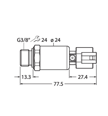 Turck Drucktransmitter mit Stromausgang PT600R2149I2DT043P