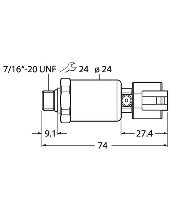 Turck Drucktransmitter mit Stromausgang PT100R2105I2DT043P