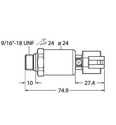Turck Drucktransmitter mit Stromausgang PT100R2121I2DT043P