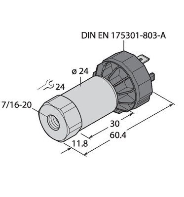 Turck Drucktransmitter mit Stromausgang PT5000PSIG2018I2DA91