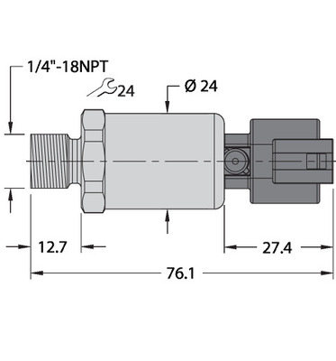 Turck Drucktransmitter mit Stromausgang PT5000PSI #100004486