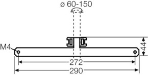 Hensel Mastbefestigung f. außenl. Befestig. Mi MB 2