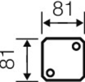 Hensel Isolierstoff-Montageplatte 4mm stark EB MP 04