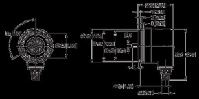Turck Absoluter Drehgeber Multiturn REM-105SA #100011425