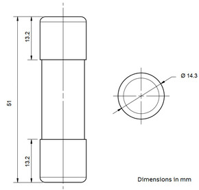 ABB Stotz S&J Zylindrische Sicherung 40A E 9F14 AM40