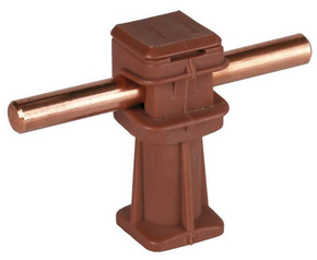 DEHN Leitungshalter braun H 36mm f. Rd 8mm M8 LH DS 8 H36 IGM8 BR