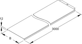 Niedax Kabelrinnendeckel RD 150 F