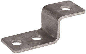 DEHN Endstück Z-Form St/tZn m. 3 Bohr. D11mm ES ZF 3XB11 STTZN