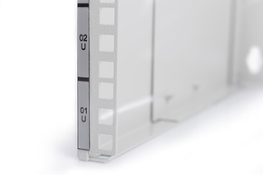 DIGITUS Wandmontage-Gestell 4HE RAL7035 DN-19 PB-4U