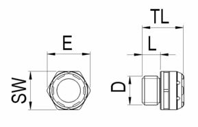 Wiska Druckausgleichsstopfen EVPS 12 RAL 9005