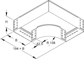 Niedax Bogen RES 110.150 F