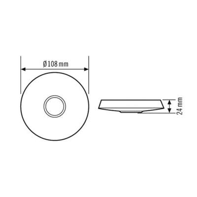 ESYLUX Abdeckblende und Designring si COMPACT COVER SET8SR
