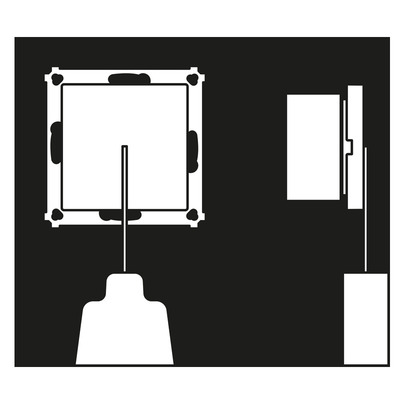 Jung Zugtaster ohne Rahmen alpinweiß Schraubbefestigung NRS AS 0834 ZT WW