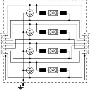 DEHN ÜS-Ableiter DEHNpatch DPA M CLE RJ45B 48