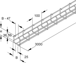 Niedax Gitterrinne GRC 60.060 E3