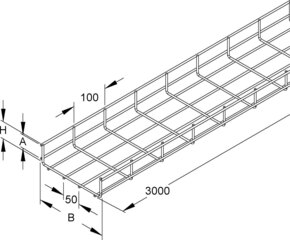 Niedax Gitterrinne GRS 60.100 E3