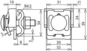 DEHN Falzklemme NIRO 0,7-8mm FKDUL610KBF078V2A