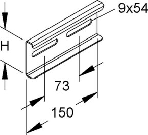 Niedax Stoßverbinder 60mm KSV 60 E3