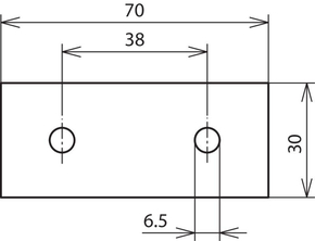 DEHN Hinweisschild ! Potentialausgleich HWS70X30APADEENK